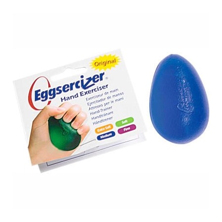 Fabrication Enterprises Eggsercizer Hand Exerciser, Medium, Blue 10-1292
